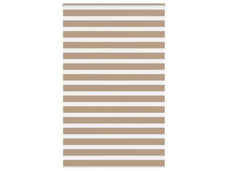  Store zèbre, store de fenêtre marron sable largeur du tissu 145,9 cm polyester cf48783  - Conforama B