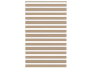 Store zèbre, store de fenêtre marron sable largeur du tissu 145,9 cm polyester cf48783