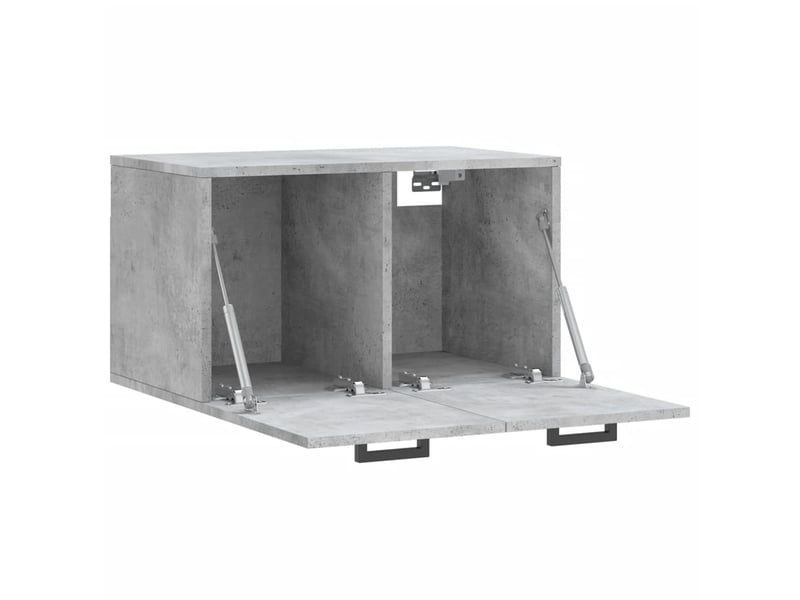  Armoire murale salon gris béton 60x36,5x35cm bois d'ingénierie shl5064  - Conforama D
