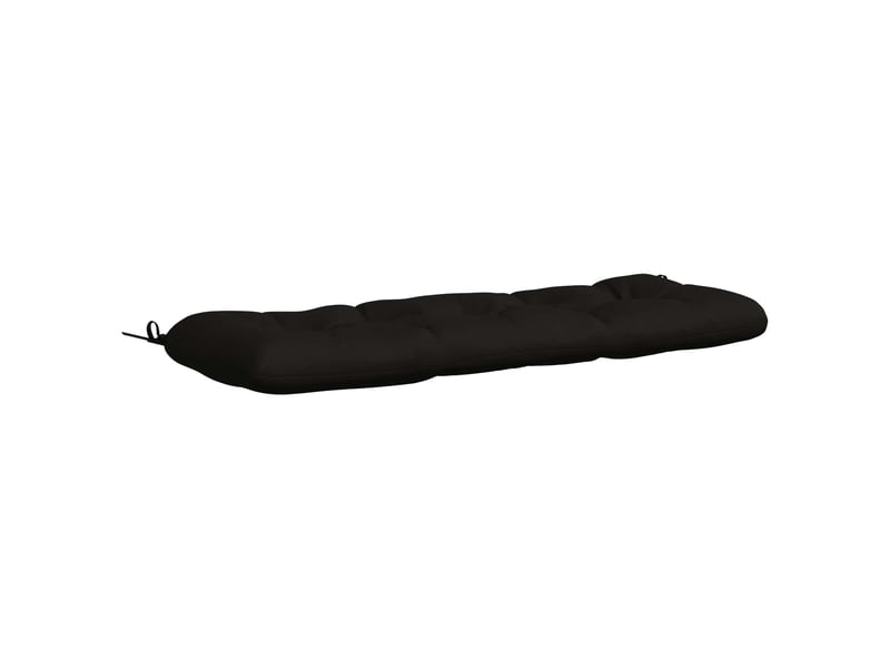  Coussin de banc, coussin d'assise, coussin de canapé vianen 100 % polyester noir 100 x 40 x 12 cm cf53976  - Conforama A