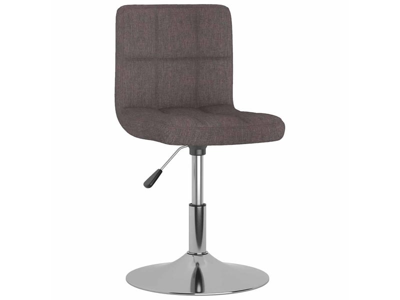  Tabouret de bar, chaise de bar pivotant taupe tissu  - Conforama A