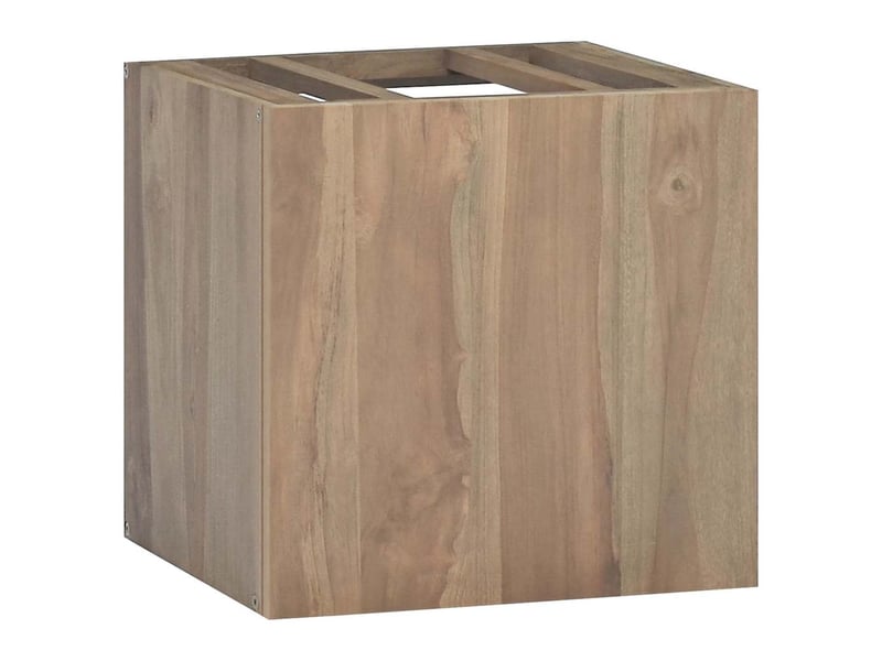  Armoire murale de salle de bain 46x25,5x40 cm bois teck massif  - Conforama B