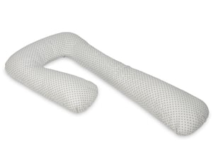 Coussin d'accouchement prepost natal carreaux gris