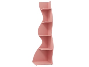 Bibliotheque coloris rose 5 étagère(s) <strong>FLORAGRACE</strong> <strong></strong> - 50 cm x 182.5 cm
