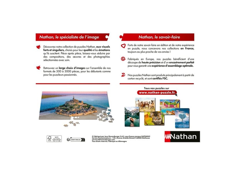  Puzzle 1000 pieces antibes paul fuentes design photo d art collection 12001861 - Conforama C