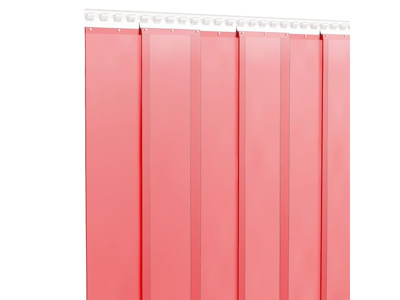  Rideau de porte rouge 200 mmx1,6 mm 10 m pvc cf43621  - Conforama C