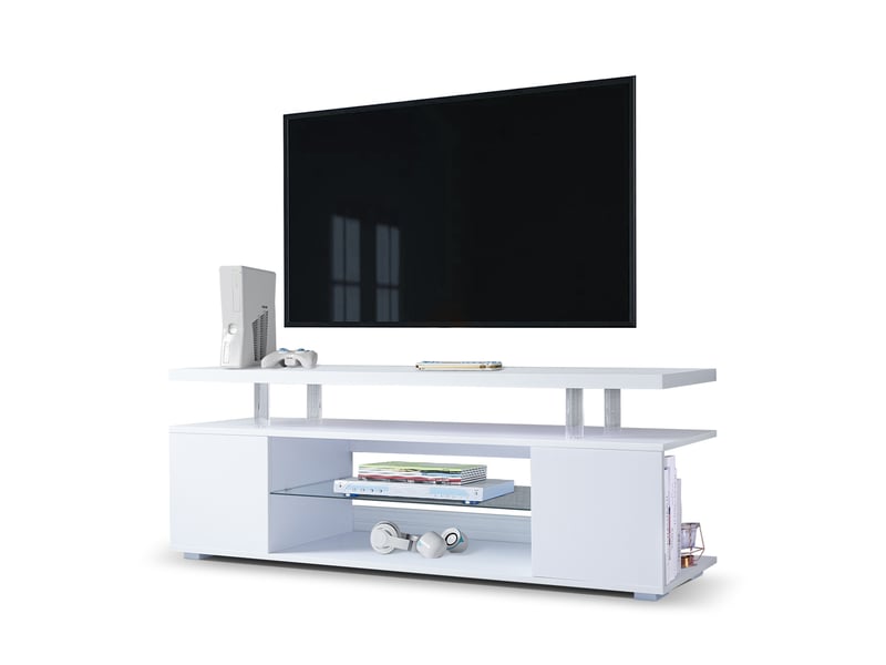  Lit capitonné double 180 x 200 cm, cadre avec sommier à lattes et tête de lit réglable, lit rembourré gris-beige, matière lin  - Conforama A