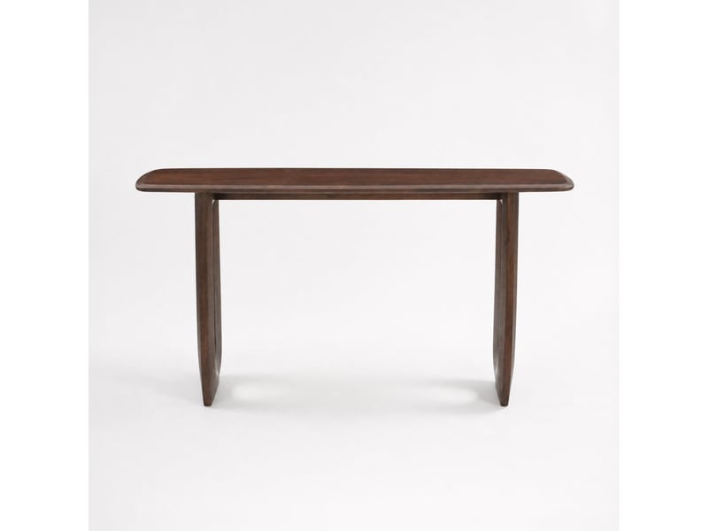  Console en bois de manguier massif marron foncé 150 cm-maya Maya - Conforama C
