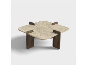 Table basse  coloris beige AHD AMAZING HOME DESIGN 