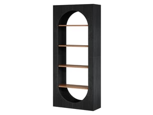 Bibliotheque coloris  noir  <strong>TRIBESIGNS</strong> <strong></strong> - 30 cm x 180 cm
