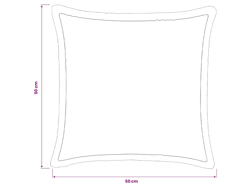 Lot de 6 housses de coussin houten noir 50 x 50 cm flanelle cf49999 - Conforama E