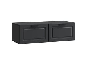 Meuble tv coloris noir 98 cm