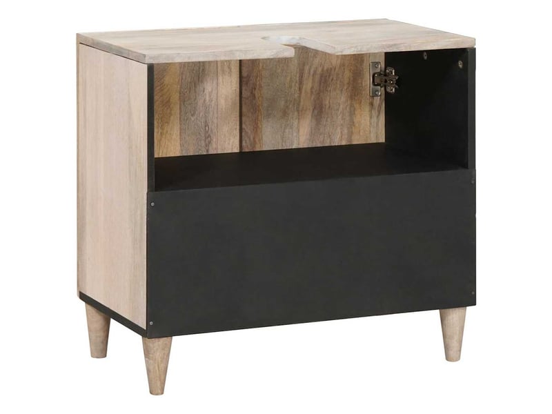 Cabinet de salle de bain, armoire salle de bain montage mural blanc 62 x 33 x 58 cm cf65388 - Conforama D