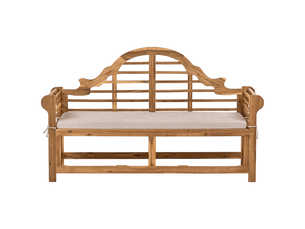 Banc avec coussin d'assise marlboro 180 cm acacia beige