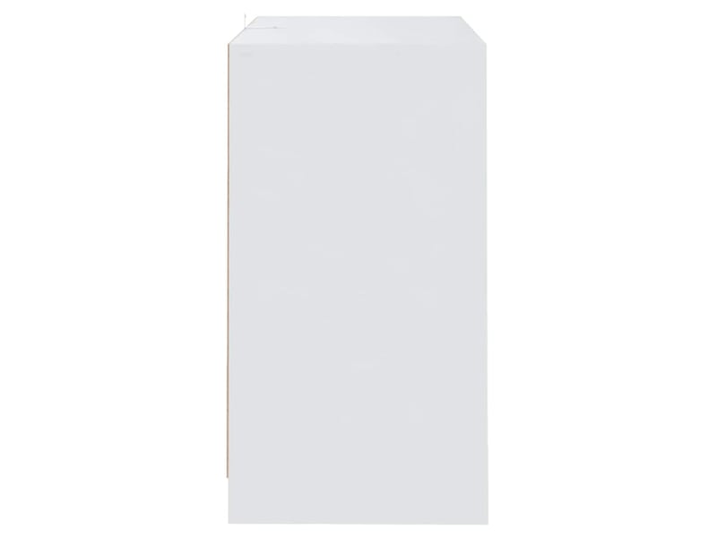  Buffet - bahut - meuble de rangement blanc 70x41x75 cm bois d'ingénierie  - Conforama D