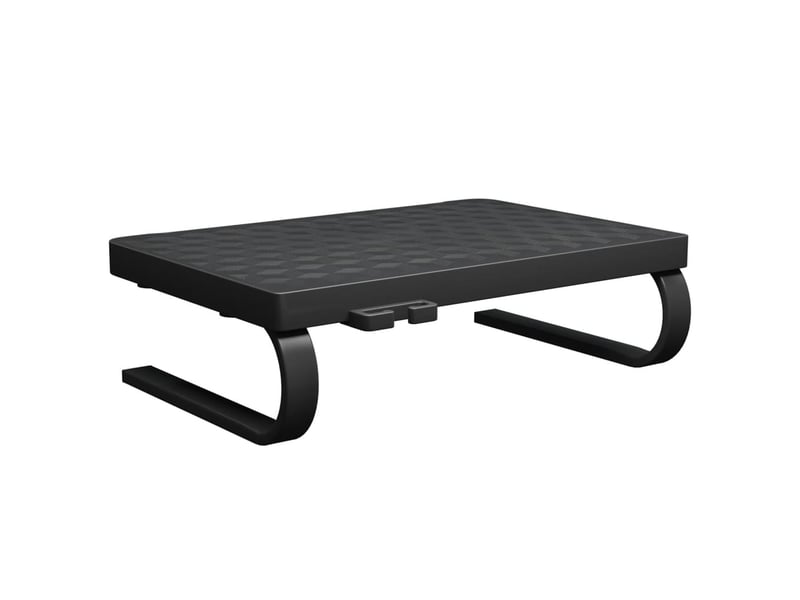  Support de moniteur 37 x 28 x 11,5 cm noir 02_0029200  - Conforama D