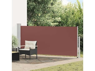 Auvent latéral rétractable, store latéral 140x300 cm marron