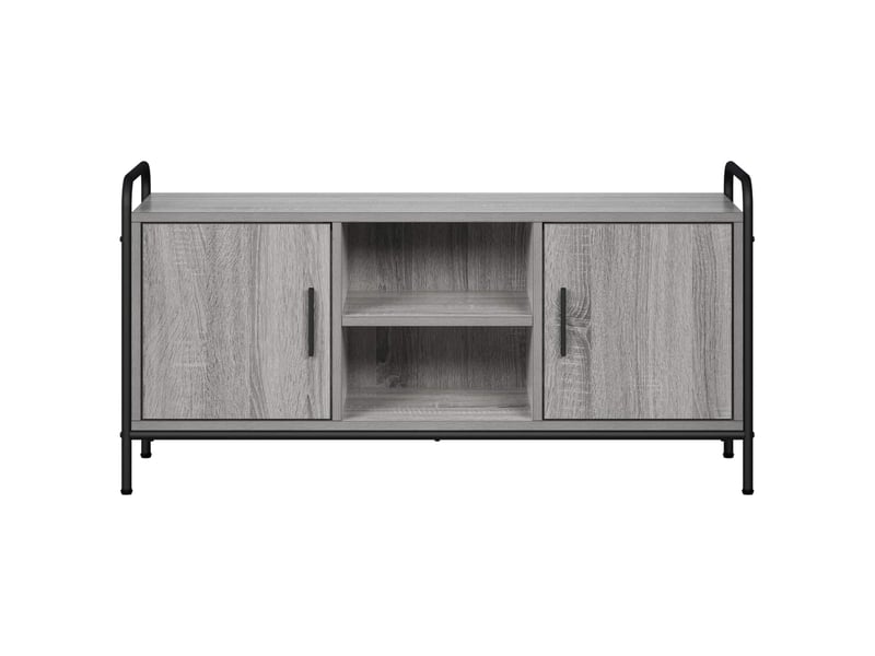  Meuble tv moderne, banc tv 99x33x50 cm sonoma gris bois d'ingénierie  - Conforama D