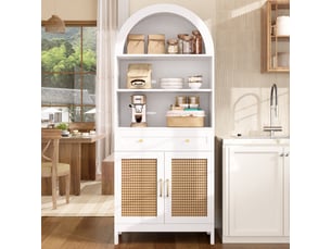 Vitrine coloris blanc - 70 cmx170 cm