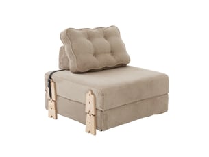 Banquette lit convertible couchage Occasionnel <strong>COVREO </strong> <strong></strong> beige