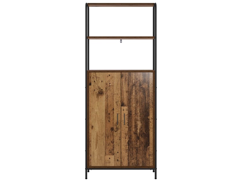  Haut armoire, armoire de rangement bois ancien 40x33x161 cm bois d'ingénierie shl21272  - Conforama D
