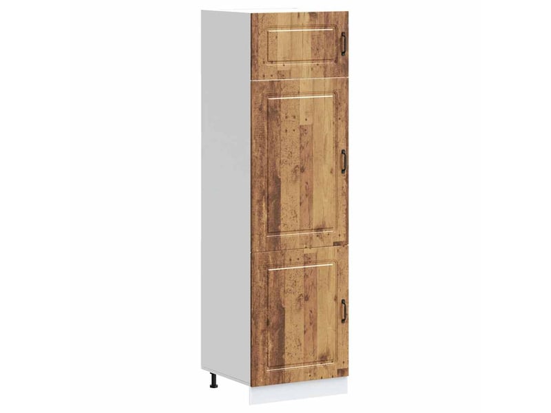  Meuble de rangement, armoire de cuisine kalmar vieux bois bois d'ingénierie shl7102  - Conforama A