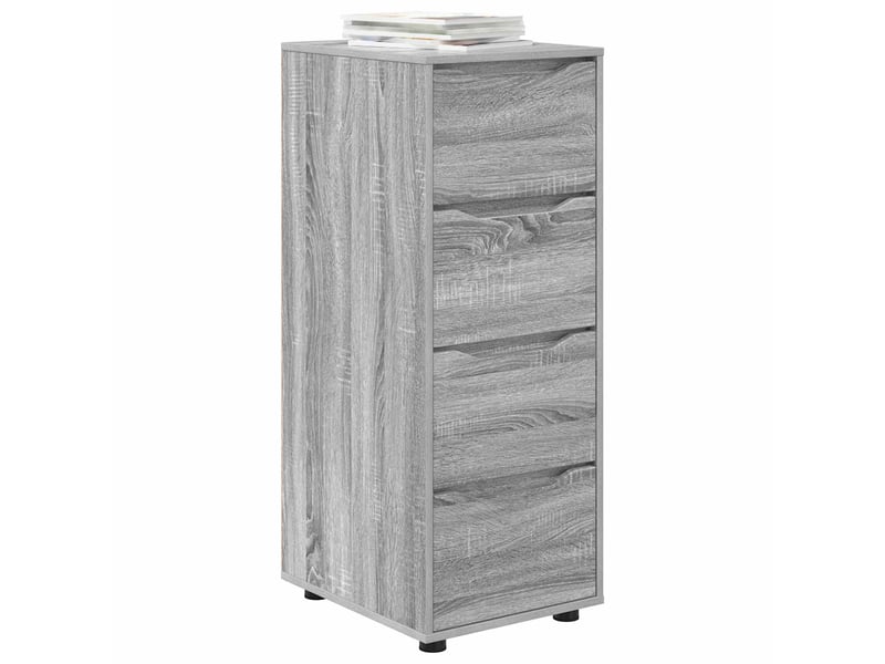  Armoire de rangement, commode de rangement 40 x 48 x 105 cm bois d'ingénierie shl3438  - Conforama C