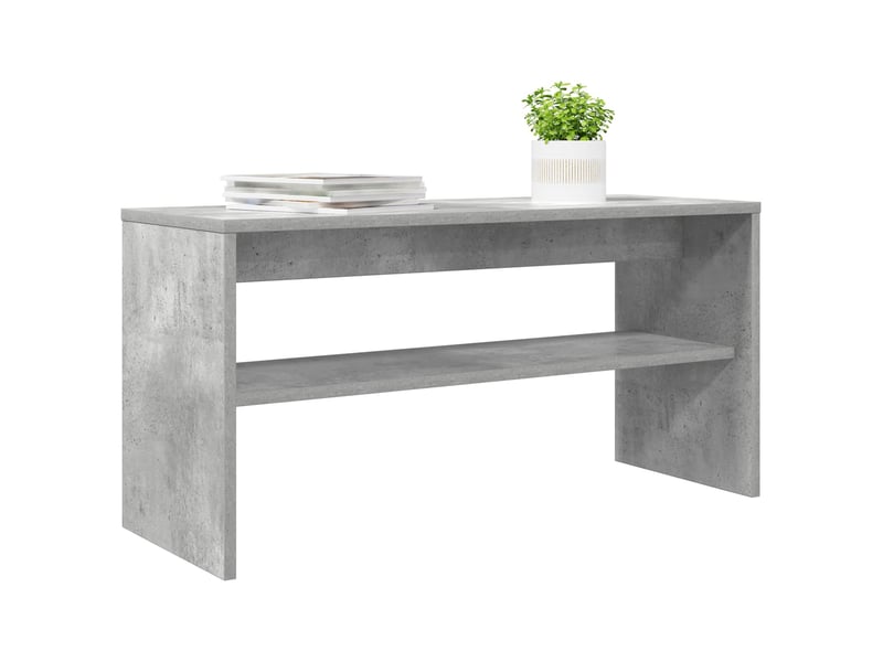  Meuble tv - banc tv - meuble de rangement 80 x 30 x 40 cm gris béton bois d'ingénierie  - Conforama C