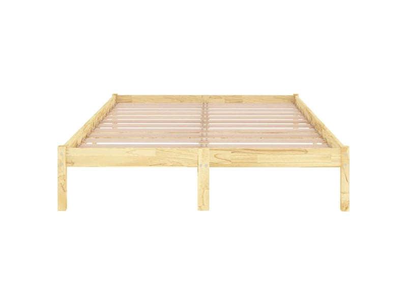  Lit double- lit adulte -  cadre de lit sans matelas bois massif  - Conforama C