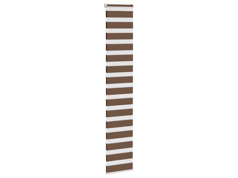 Store zèbre, store de fenêtre marron 40x200 cm largeur du tissu 35,9 cm polyester cf48701 - Conforama C
