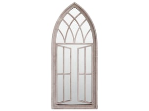 Miroir rectangulaire à fixer coloris beige <strong></strong>  <strong></strong> - 70 cm x 30 cm