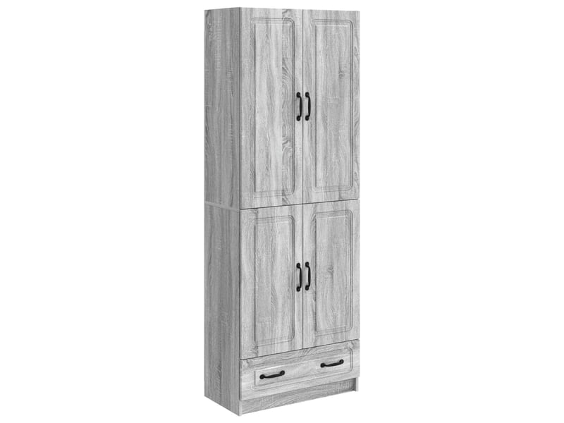 Buffet - ensemble de meubles 2 pc sonoma gris bois d'ingénierie - Conforama A