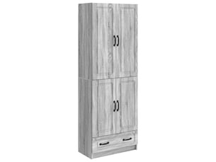 Buffet - ensemble de meubles 2 pc sonoma gris bois d'ingénierie