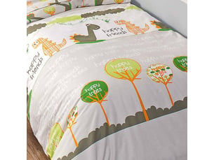Housse de couette dino 140x200 cm