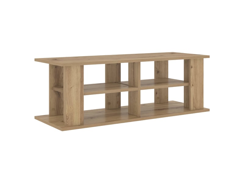  Support de télévision 96x35x33,5 cm chêne artisanal  - Conforama A