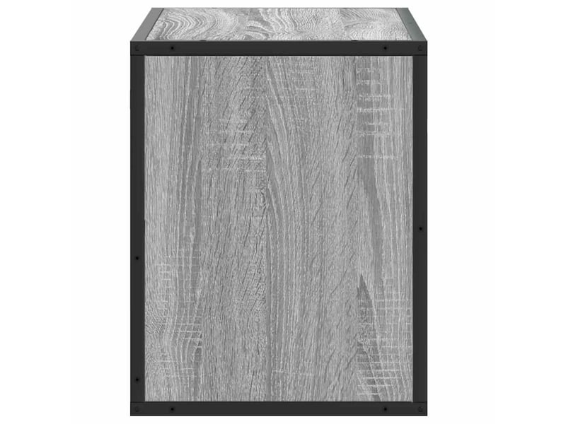  Meuble tv - banc tv - meuble de rangement sonoma gris 60x31x39,5 cm bois d'ingénierie et métal  - Conforama E