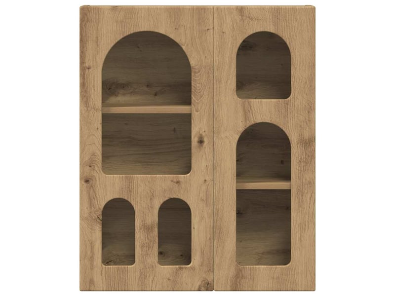  Armoire suspendue, meuble de rangement elst chêne artisanal 59x20x71,5 cm  - Conforama E