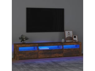 Meuble tv coloris marron 195 cm <strong></strong>  <strong></strong>
