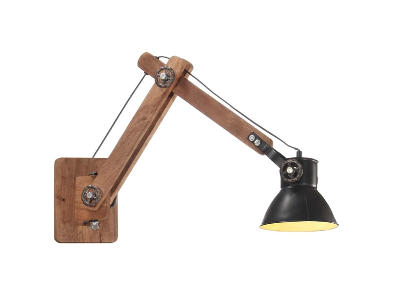  Lampe murale, applique murale style industriel noir rond e27  - Conforama B