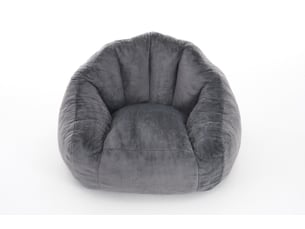 Pouf / repose pied MEULVA  gris
