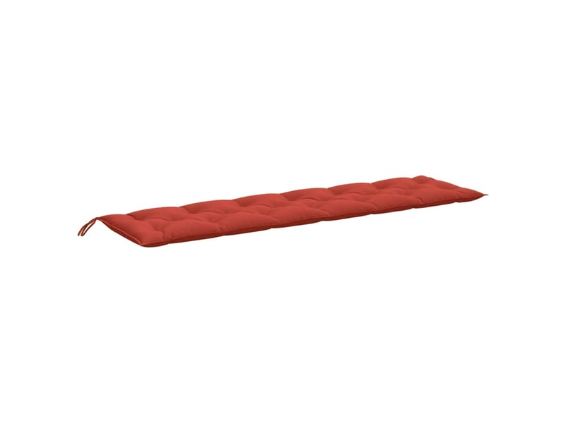  Coussin de banc de jardin, coussin d'assise rouge mélangé 200x50x7 cm tissu cf52827  - Conforama A
