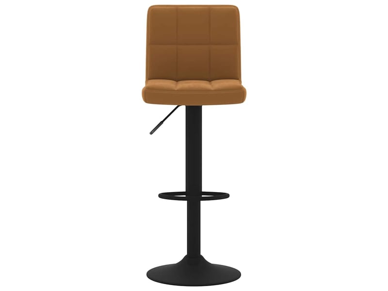  Lot de 2 tabouret de bar, chaise de bar marron velours shl320  - Conforama D