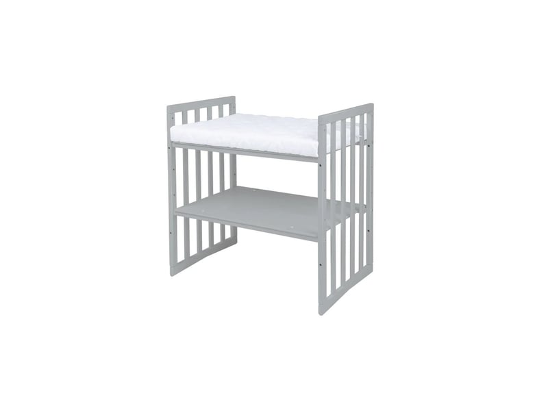  Lit bébé évolutif 7 en 1 ovale - gris waldin OWAL-G - Conforama A
