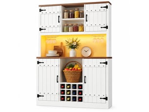 Buffet 4 porte(s) 0 tiroir(s) HAUSS SPOLE - 120 cm coloris blanc