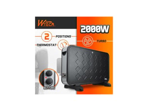 convecteur électrique <strong>WARM TECH</strong> AABKC52172 - 2 niveau(x) de puissance(s) 2000 watts