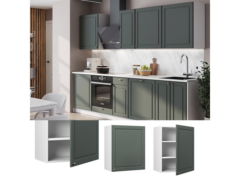  Vicco elément haut de cuisine, vert or campagne, 60cm  - Conforama C