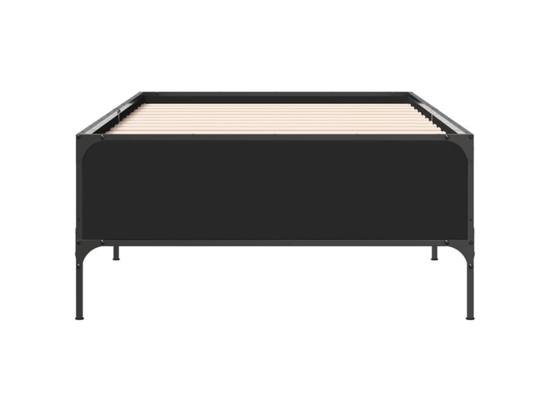  Lit simple- lit adulte -  cadre de lit sans matelas noir 100x200 cm  - Conforama C