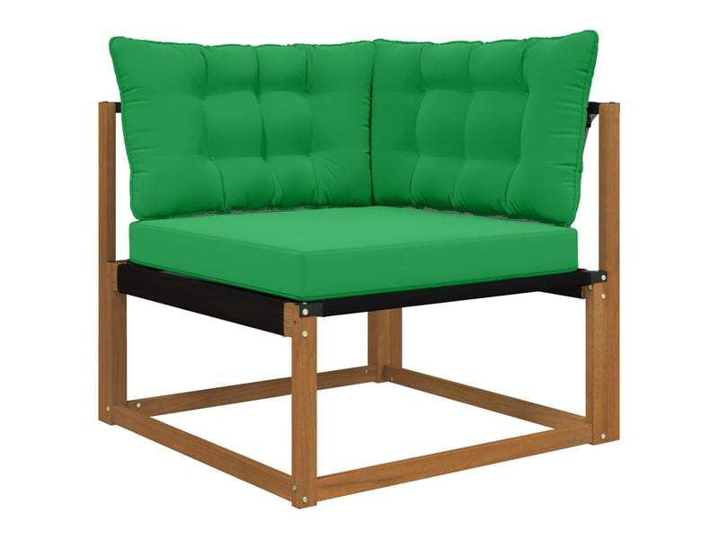  Coussin de canapé d'extérieur, coussin de chaise polyester vert 68,5 x 68,5 cm cf54190  - Conforama C