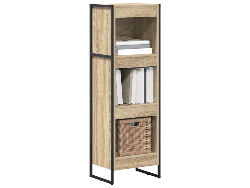  Bibliothèque, armoire à livres 40 x 30 x 121 cm bois d'ingénierie sonoma  - Conforama C