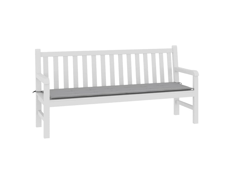 Coussin de banc de jardin, coussin d'assise gris 180x50x3 cm tissu oxford cf52729  - Conforama C